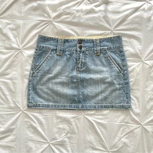 Denim Mini Skirt